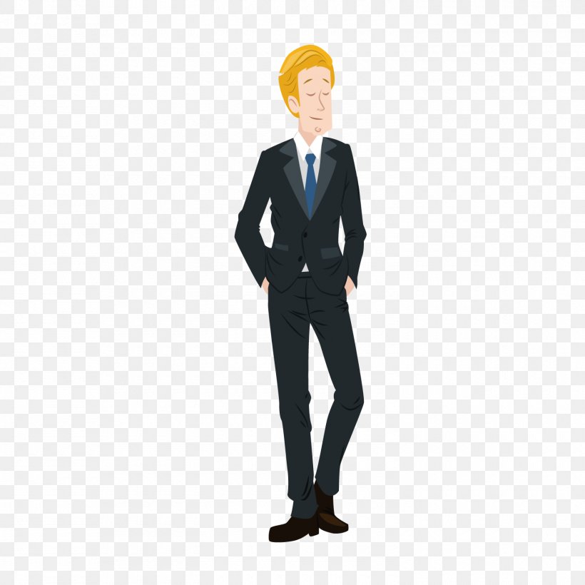 Drawing Suit Vecteur, PNG, 1500x1500px, Drawing, Animation, Business, Cartoon, Formal Wear Download Free
