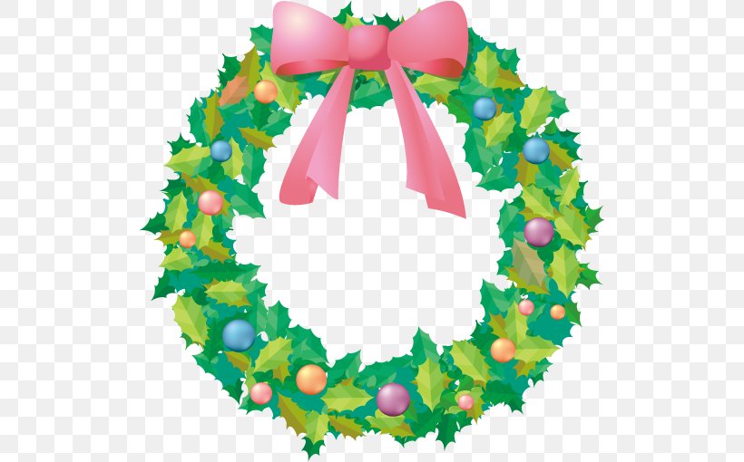 Wreath Leaf Clip Art Christmas Day Christmas Ornament, PNG, 513x510px, Wreath, Christmas Day, Christmas Decoration, Christmas Ornament, Decor Download Free