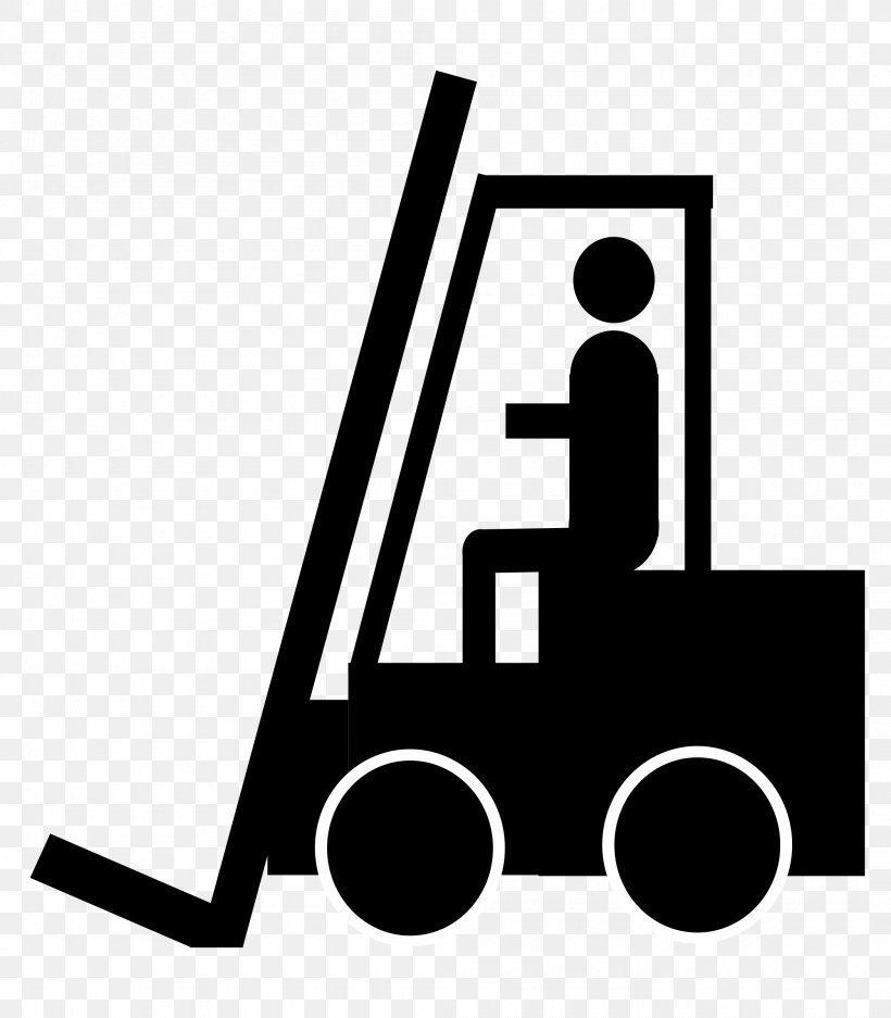 Forklift Operator Truck Clip Art, PNG, 2100x2400px, Forklift, Area, Black And White, Brand, Cargo Download Free