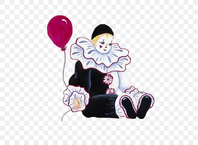 Pierrot Clown Harlequin, PNG, 600x600px, Pierrot, Animaatio, Animated Film, Balloon, Blog Download Free