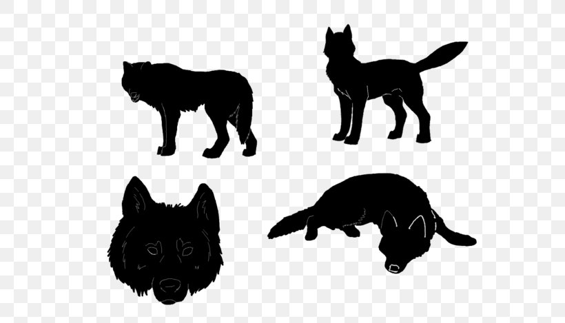 Schipperke Silhouette Gray Wolf Puppy Drawing, PNG, 600x469px, Schipperke, Art, Black, Black And White, Black Cat Download Free