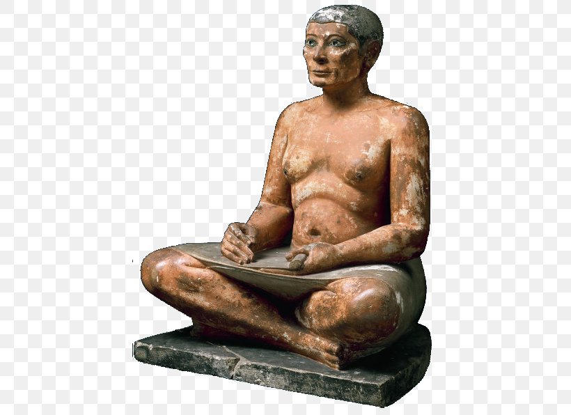 The Seated Scribe Ancient Egypt Musée Du Louvre Old Kingdom Of Egypt Saqqara, PNG, 466x596px, Ancient Egypt, Art Of Ancient Egypt, Artifact, Bronze, Bronze Sculpture Download Free