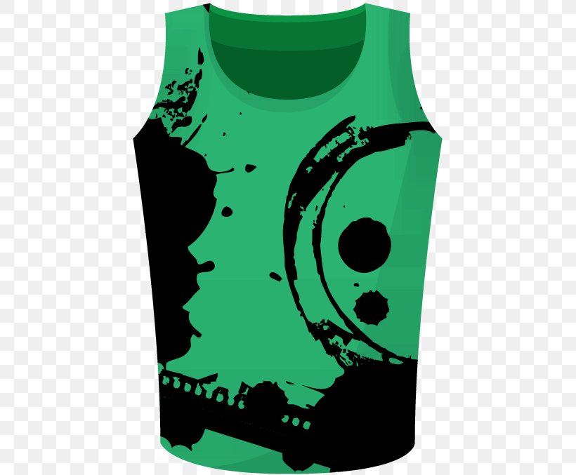 T-shirt Modern Art Sleeveless Shirt, PNG, 450x677px, Tshirt, Art, Canvas, Collection, Green Download Free