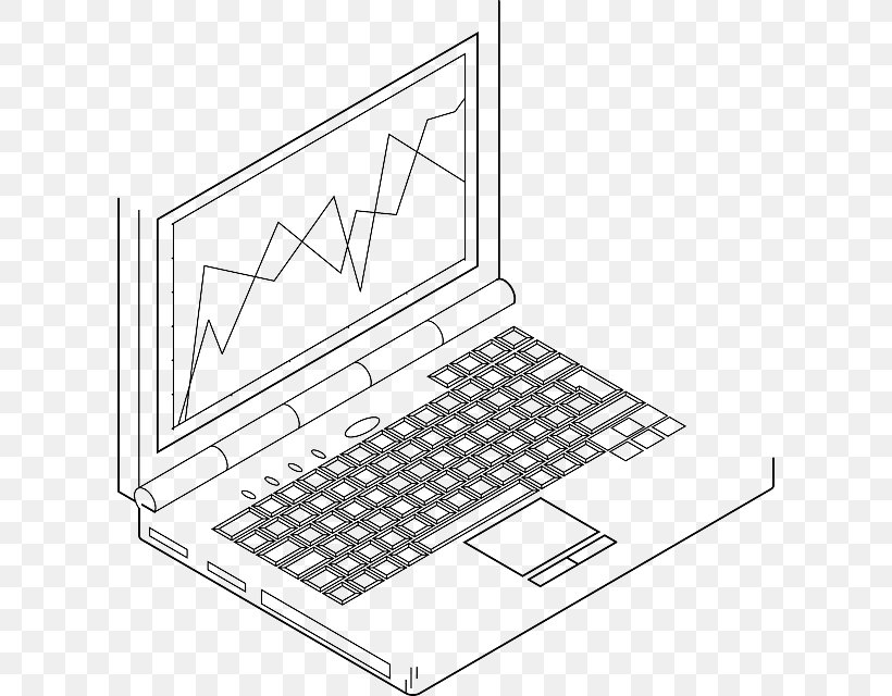 Clip Art Laptop Openclipart, PNG, 604x640px, Laptop, Area, Black And White, Computer, Computer Monitors Download Free