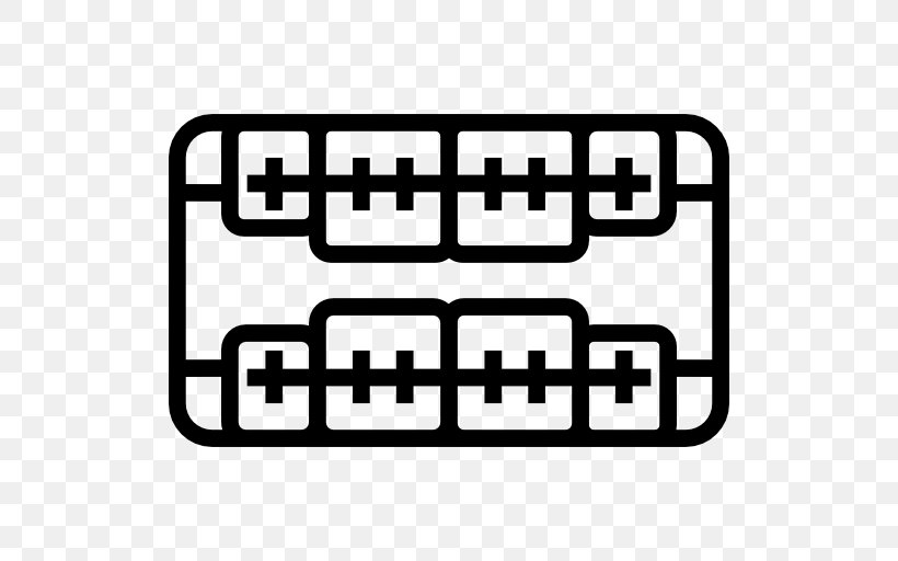 Dentistry Physician Tooth Dental Braces, PNG, 512x512px, Dentistry, Area, Black, Black And White, Brand Download Free