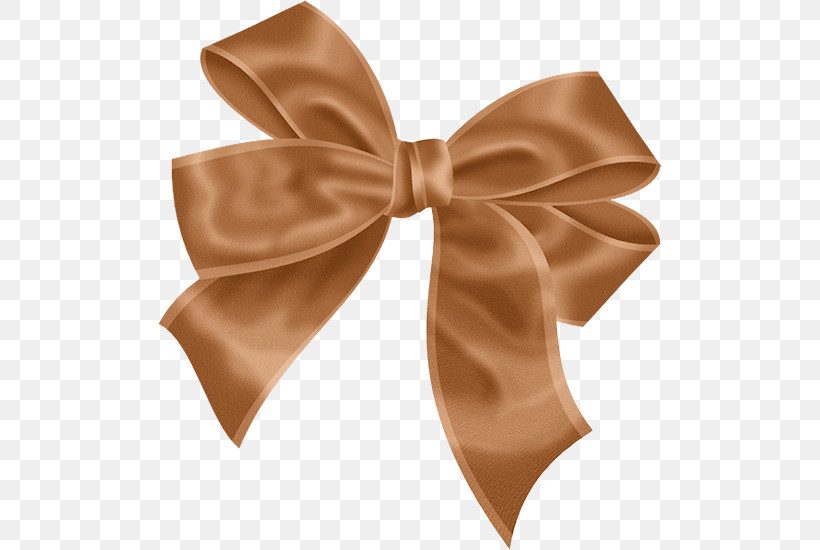 Bow Tie, PNG, 503x550px, Ribbon, Beige, Bow Tie, Brown, Satin Download Free