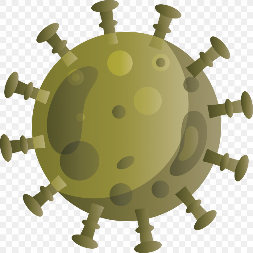 Coronavirus Corona COVID, PNG, 3000x3000px, Coronavirus, Corona, Covid, Green, Logo Download Free
