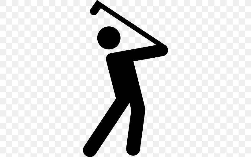 Golf Course Golf Clubs Clip Art, PNG, 512x512px, Golf, Area, Black, Black And White, Golf Clubs Download Free