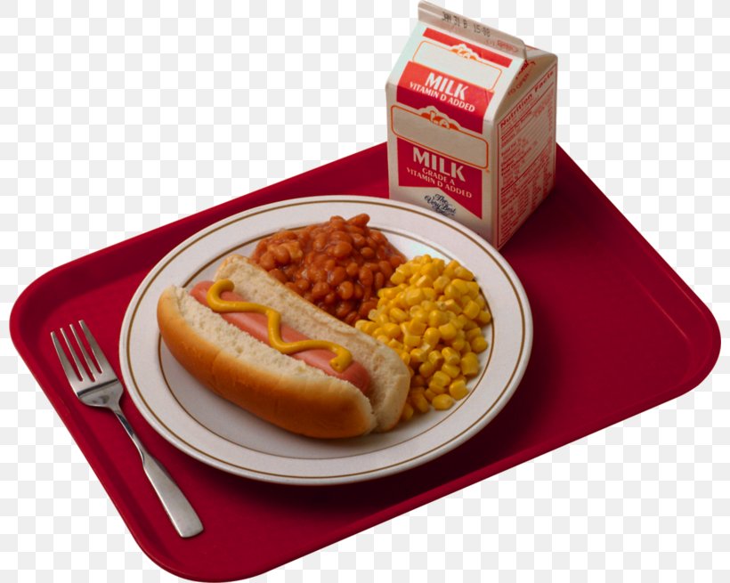 Hot Dog Hamburger Fast Food Breakfast, PNG, 800x655px, Hot Dog, American Food, Baked Beans, Breakfast, Cafeteria Download Free