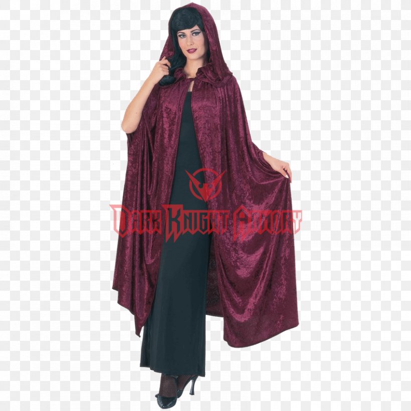 Cape Robe Velvet Cloak Mantle, PNG, 850x850px, Cape, Burgundy, Cloak, Clothing, Costume Download Free