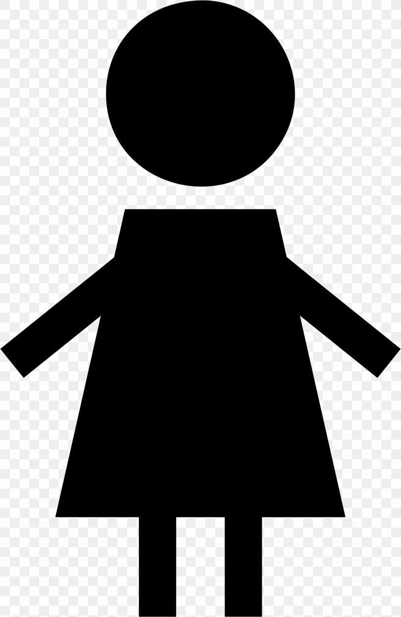 Gender Symbol Female Clip Art, PNG, 1450x2234px, Gender Symbol, Black, Black And White, Clip Art Women, Dress Download Free