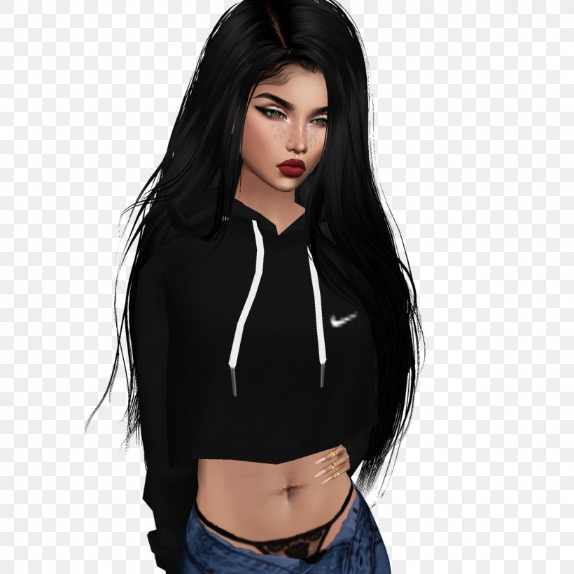 Sofia Richie IMVU Model Avatar Hair, PNG, 1200x1200px, Watercolor, Cartoon, Flower, Frame, Heart Download Free