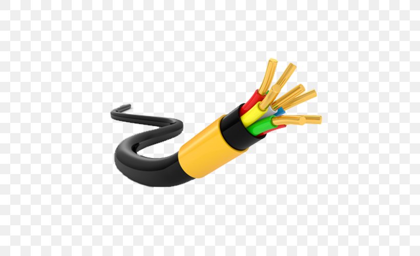 Electrical Cable Electrical Wires & Cable Copper Conductor Clip Art, PNG, 500x500px, Electrical Cable, Cable, Cable Television, Copper Conductor, Electrical Engineering Download Free
