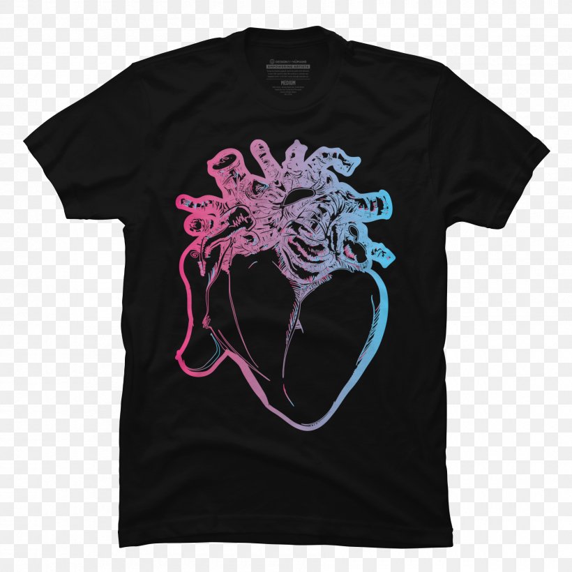 T-shirt Hoodie Top Fashion, PNG, 1800x1800px, Watercolor, Cartoon, Flower, Frame, Heart Download Free