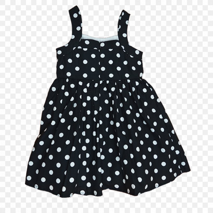 Dress Vintage Clothing Polka Dot Skirt, PNG, 1000x1000px, Dress, Black, Clothing, Clothing Sizes, Coat Download Free