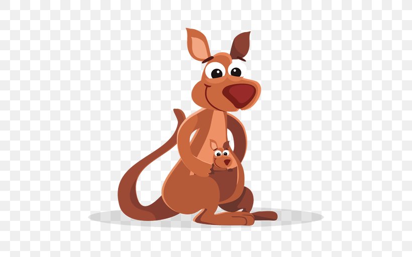Kangaroo Cuteness Clip Art, PNG, 512x512px, Kangaroo, Animation, Boxing Kangaroo, Carnivoran, Cartoon Download Free
