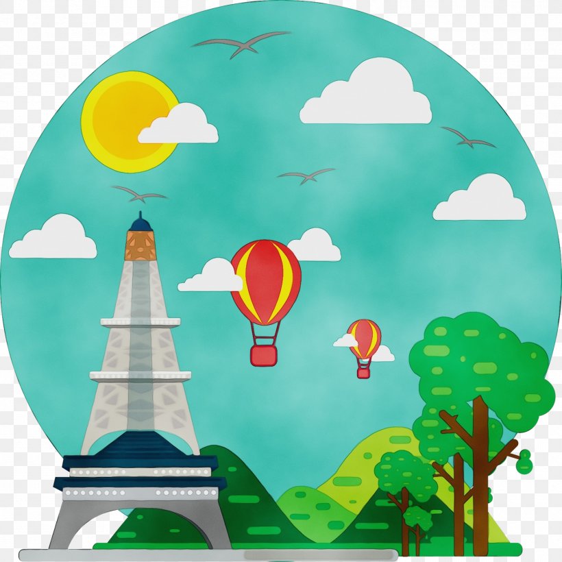 Hot Air Balloon Watercolor, PNG, 1500x1500px, Watercolor, Art, Balloon, Cartoon, Child Art Download Free