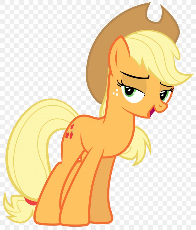 Applejack Rarity Fluttershy Rainbow Dash Pony, PNG, 4266x5000px, Applejack, Cartoon, Deviantart, Drawing, Ear Download Free