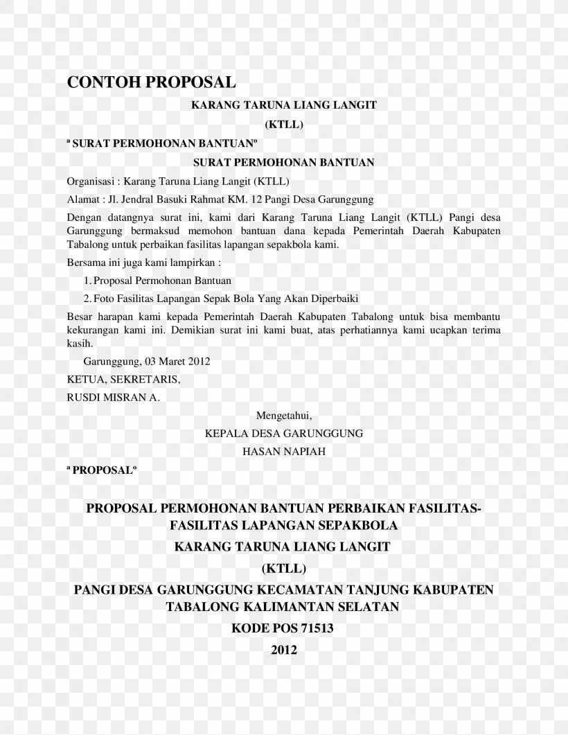 Document Karang Taruna Proposal Organization, PNG, 1700x2200px, Document, Area, Buyer, Diagram, Karang Taruna Download Free
