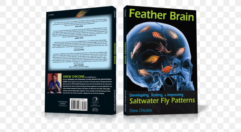 Feather Brain: Developing, Testing, And Improving Saltwater Fly Patterns Book Seawater, PNG, 600x450px, Feather, Advertising, Book, Brain, Brand Download Free