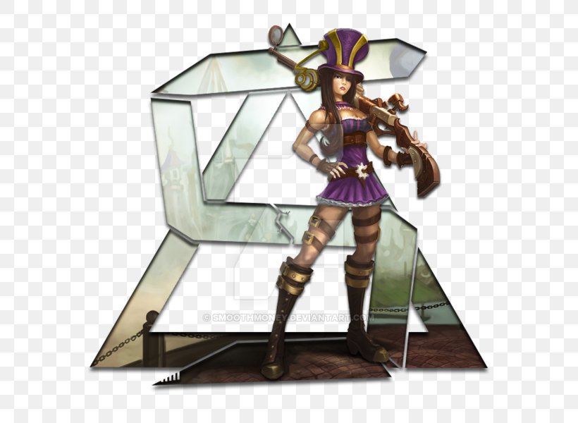 League Of Legends Figurine Caitlyn, PNG, 600x600px, League Of Legends, Caitlyn, Figurine Download Free