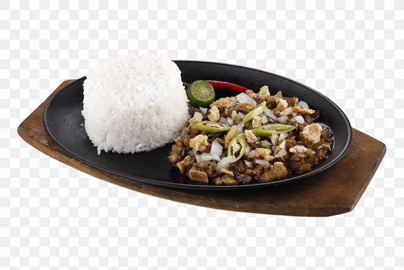 Sisig Sinigang Filipino Cuisine Barbecue Food, PNG, 842x562px, Sisig, Barbecue, Basmati, Commodity, Cooked Rice Download Free