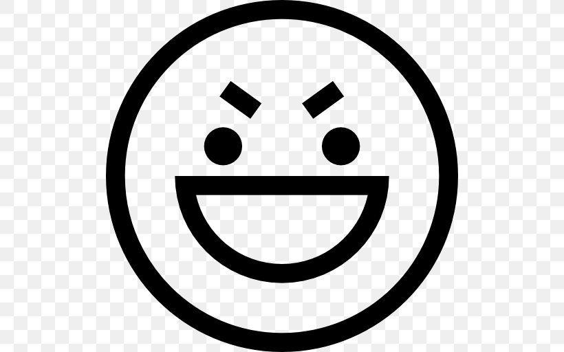 Smiley Emoticon Emoji, PNG, 512x512px, Smiley, Anger, Black And White, Emoji, Emoticon Download Free