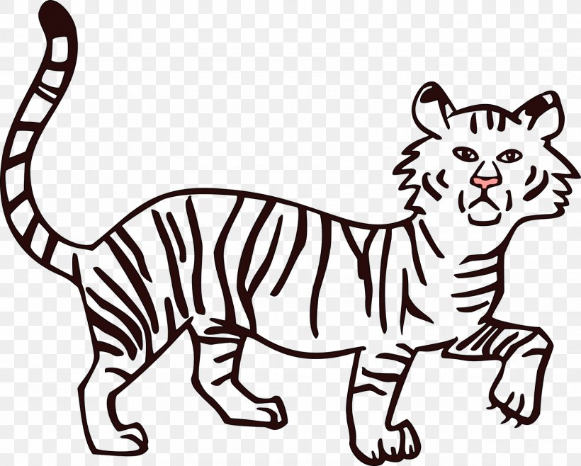 Bengal Tiger Drawing White Tiger Lion Clip Art, PNG, 1600x1285px, Bengal Tiger, Animal Figure, Artwork, Big Cats, Black Download Free