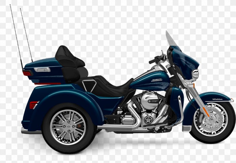 Harley-Davidson Freewheeler Harley-Davidson Tri Glide Ultra Classic Motorized Tricycle, PNG, 973x675px, Wheel, Anniversary, Automotive Design, Automotive Wheel System, Bicycle Download Free
