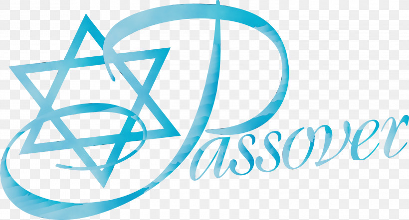 Aqua Text Turquoise Azure Logo, PNG, 2999x1617px, Passover, Aqua, Azure, Company, Line Download Free