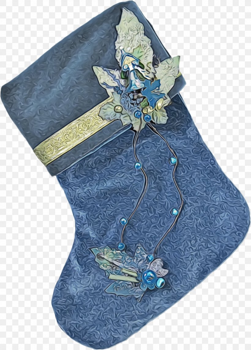 Christmas Stocking, PNG, 1150x1600px, Christmas Stocking, Blue, Christmas Decoration, Christmas Socks, Denim Download Free