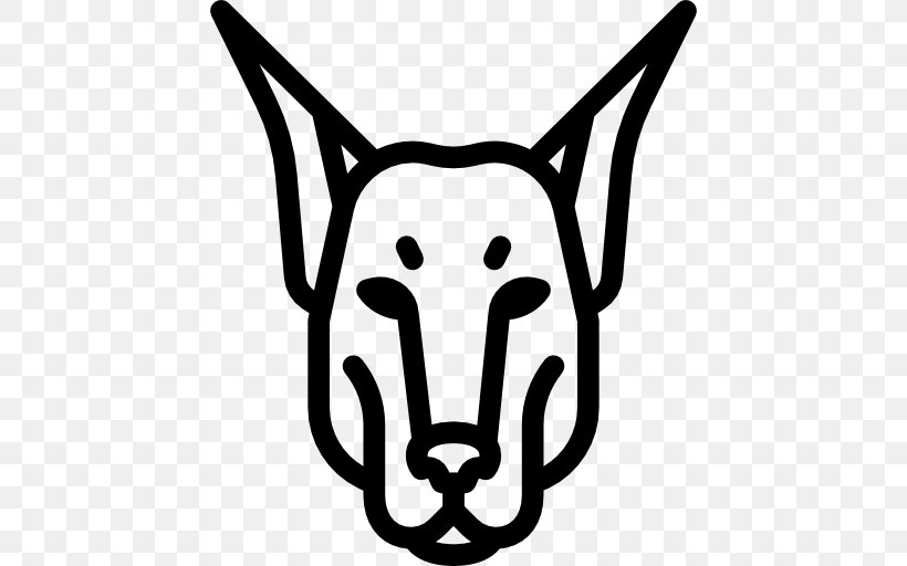 Dobermann Tibetan Mastiff English Mastiff Clip Art, PNG, 512x512px, Dobermann, Animal, Antler, Black, Black And White Download Free