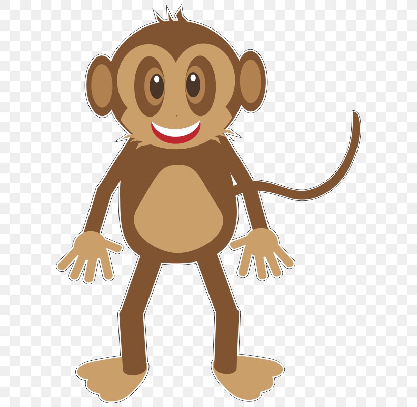 Monkey Primate Clip Art Ape Image, PNG, 800x800px, Monkey, Ape, Carnivoran, Cartoon, Drawing Download Free