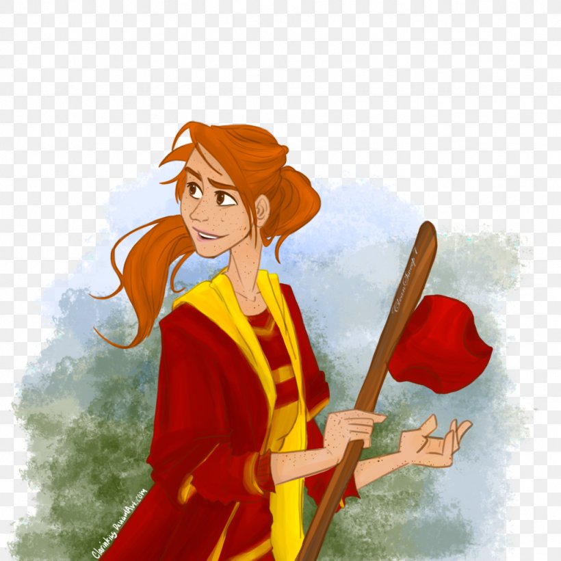 Ginny Weasley Weasley Family Fan Art Harry Potter, PNG, 1024x1024px, Watercolor, Cartoon, Flower, Frame, Heart Download Free
