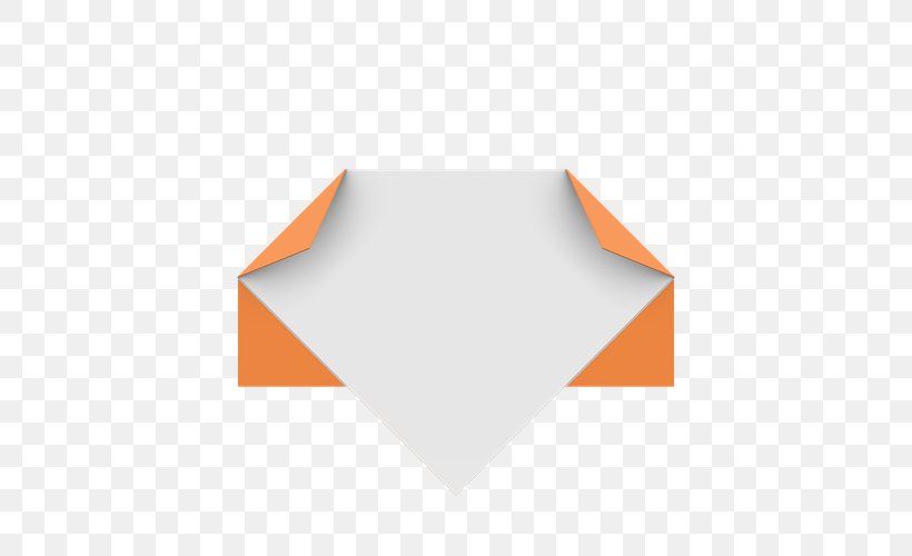 Line Triangle Brand, PNG, 500x500px, Brand, Material, Orange, Rectangle, Triangle Download Free