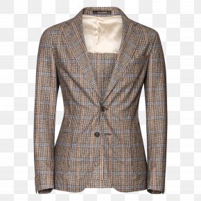 Blazer - Tartan Blazer Jacket Outerwear Button PNG