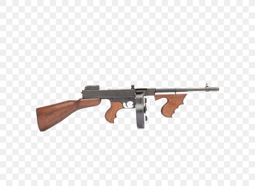 Thompson Submachine Gun Firearm Weapon, PNG, 600x600px, Watercolor, Cartoon, Flower, Frame, Heart Download Free