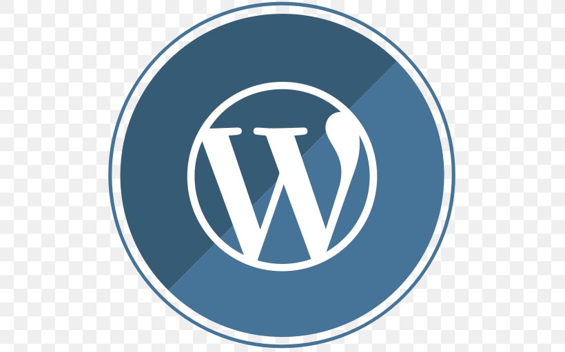 WordPress.com Blogger, PNG, 512x512px, Wordpress, Area, Blog, Blogger, Blue Download Free
