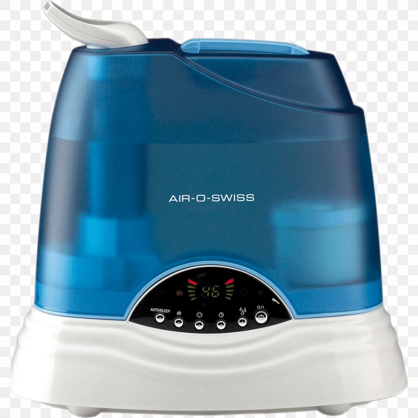 Humidifier Air-O-Swiss 7135 BONECO AOS U200 Ultrasonic Air-O-Swiss 7144 Crane EE-5301, PNG, 1000x1000px, Humidifier, Air Conditioning, Air Purifiers, Boneco Aos U200 Ultrasonic, Crane Ee5301 Download Free