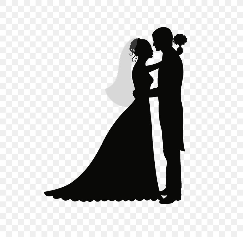 Wedding Invitation Bridegroom Silhouette, PNG, 600x800px, Wedding Invitation, Black And White, Bridal Shower, Bride, Bridegroom Download Free