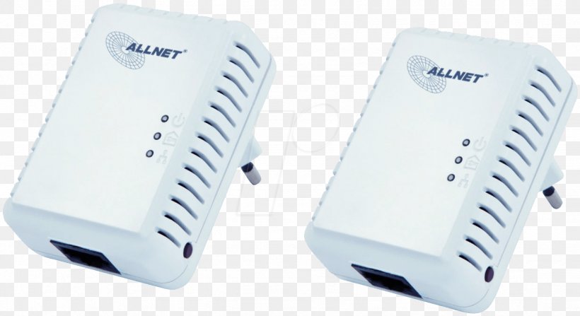 Adapter Power-line Communication HomePlug ALLNET PowerLAN, PNG, 1232x673px, Adapter, Allnet, Data Transfer Rate, Devolo, Electronic Device Download Free
