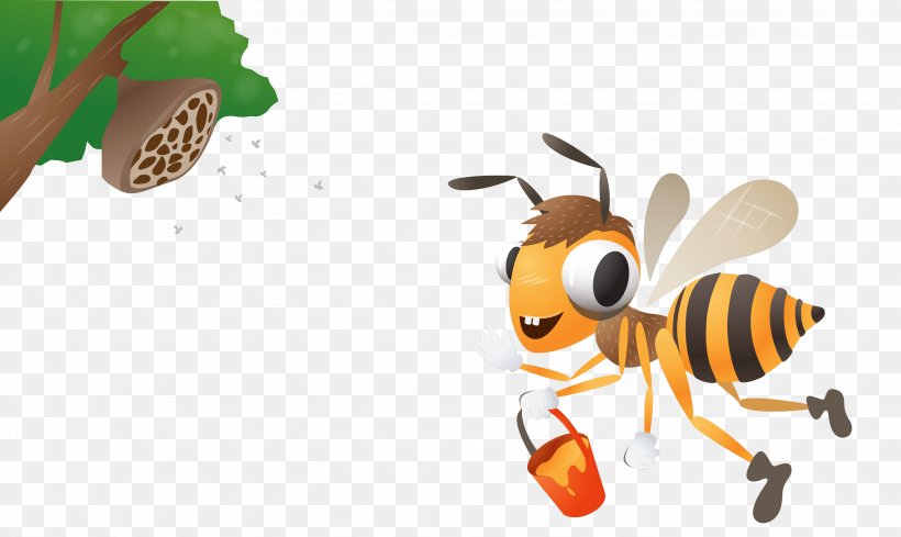 Apidae Honeycomb Honey Bee, PNG, 2662x1588px, Apidae, Arthropod, Bee, Beehive, Biology Download Free