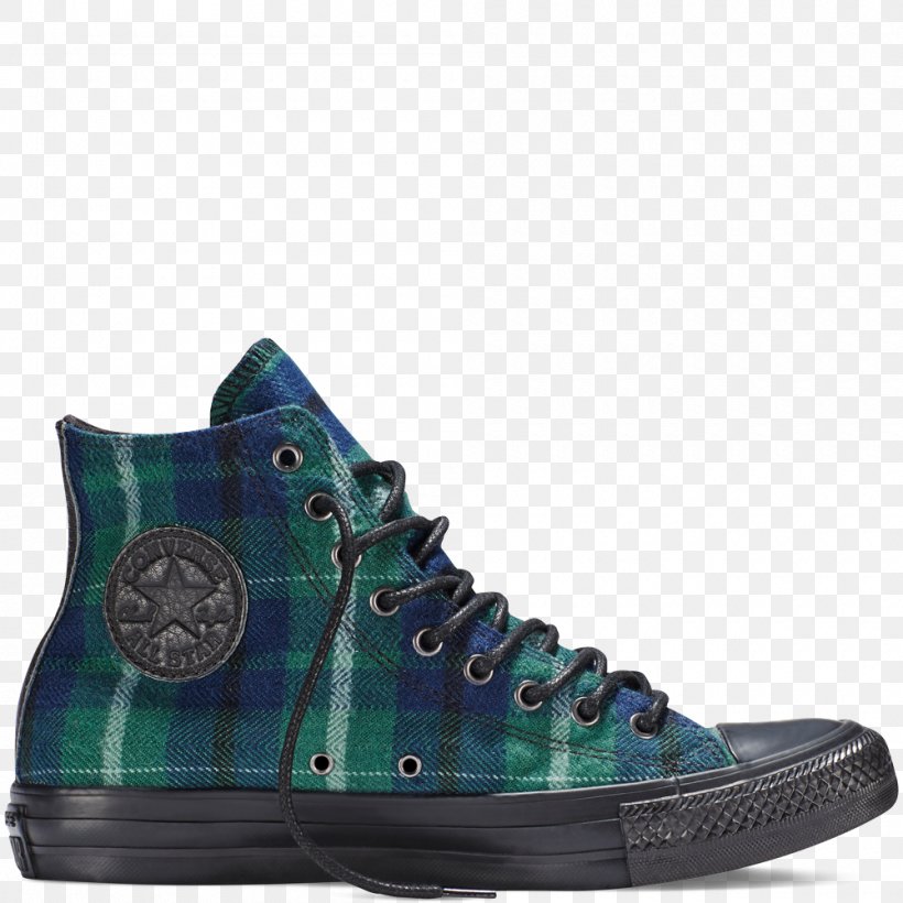 Sneakers Converse Chuck Taylor All-Stars Flannel High-top, PNG, 1000x1000px, Sneakers, Aqua, Blue, Bluegreen, Boot Download Free