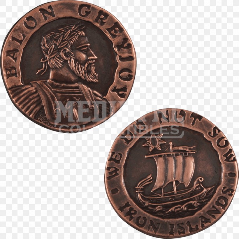 A Game Of Thrones Balon Greyjoy World Of A Song Of Ice And Fire The Iron Islands, PNG, 850x850px, Game Of Thrones, Balon Greyjoy, Bronze, Coin, Copper Download Free