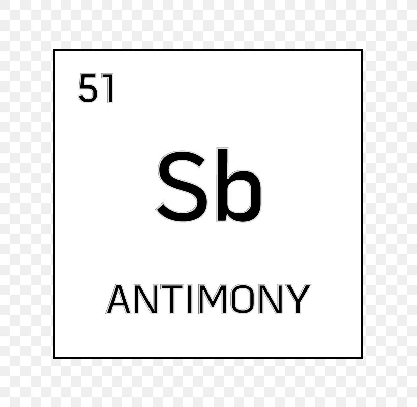Chemical Element Chemistry Periodic Table Atomic Number Symbol, PNG, 800x800px, Chemical Element, Antimony, Area, Atom, Atomic Number Download Free