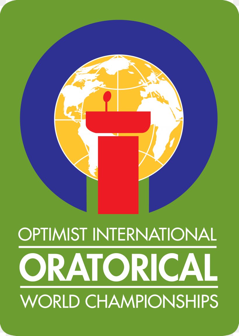 Logo Optimist International Orator Brand, PNG, 1968x2766px, Logo, Area, Brand, Competition, Emblem Download Free