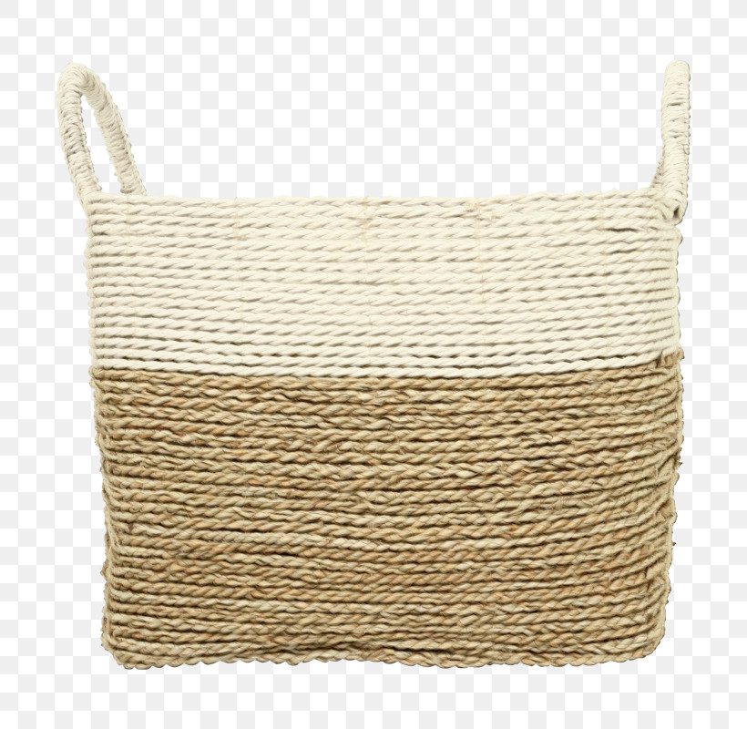 Wicker Basket Beige Nyse:glw, PNG, 800x800px, Watercolor, Basket, Beige, Nyseglw, Paint Download Free