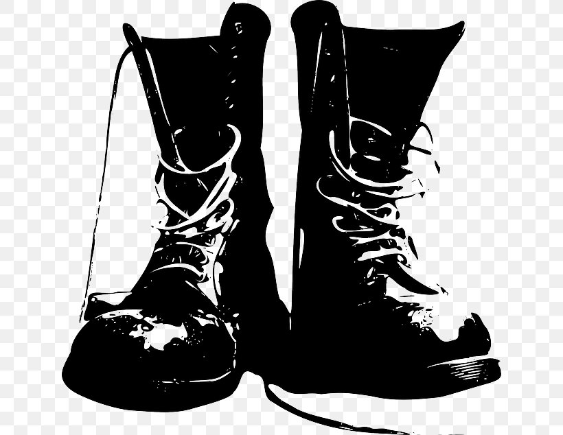 Cowboy Boot Shoe Combat Boot, PNG, 640x634px, Boot, Black, Black And White, Combat Boot, Cowboy Download Free