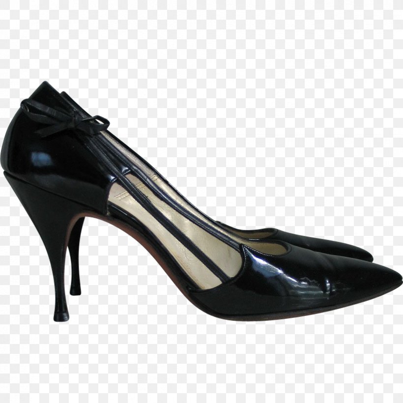 1960s Stiletto Heel High-heeled Shoe Court Shoe, PNG, 823x823px, Heel, Basic Pump, Black, Boot, Court Shoe Download Free