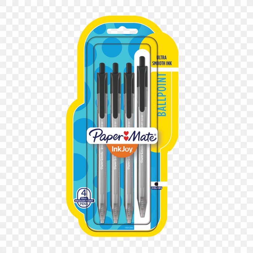 Paper Mate Gel Pen Ballpoint Pen Pens, PNG, 1000x1000px, Paper, Ballpoint Pen, Fountain Pen, Gel, Gel Pen Download Free
